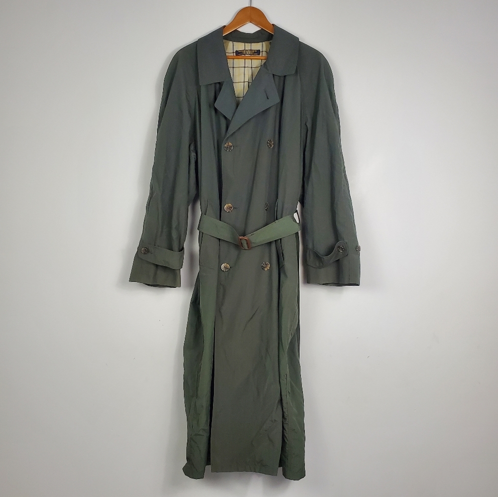 Brooks Brothers Double Breasted Long Trench Coat